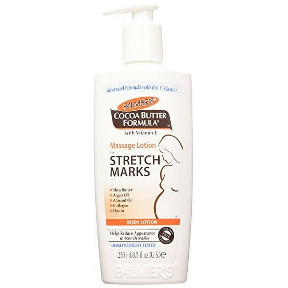 Palmer's Cocoa Butter Massage Lotion for Stretch Marks Pump Bottle 8.5 fl oz (Pack of 3)