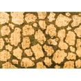thumbnail image 1 of Ahgly Company Indoor Rectangle Abstract Orange Contemporary Area Rugs, 4' x 6', 1 of 1
