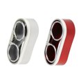 thumbnail image 1 of 2pcs Titular de Copa Sostenedor dual de Taza Botella Soporte Rojo+ Plata Sunnimix Sostenedor de la taza del coche, 1 of 8