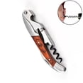 thumbnail image 2 of Corkscrew, premium all-in-one waiter's knife multifunctional with natural ebony handle, wine opener, bottle opener, 2 of 4