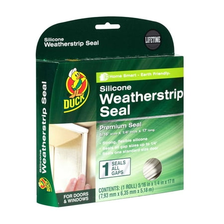 Duck Brand Premium Silicone Weatherstrip Seal