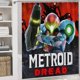 thumbnail image 5 of Metroid Dread-theme 4-Piece Shower Curtain Set with Rugs, Waterproof Bathroom Decor Set Includes Bath Mat, U-Shaped Rug, Toilet Lid Cover and Curtain with Hooks, 5 of 6