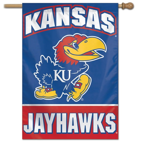 NCAA Kansas Jayhawks Name 28" x 40" Vertical Flag