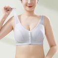 thumbnail image 5 of MEICHEN Thin Front Closure Bra for Older Wireless Anti Sagging Underwear Seamless Bralettes Summer Clothing Fall Fashion Essentials, 5 of 8