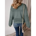 thumbnail image 2 of Eytino Sweater Casual Long Sleeve Crewneck Lightweight Crochet Pullover Sweater Tops 2XL, 2 of 6