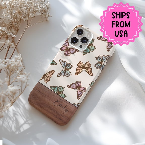 Boho Butterfly MagSafe Case for iPhone Samsung Nature