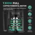 thumbnail image 4 of KOIOS 1300W Juice Extractor with Extra Large 3inch Feed Chute, Full Copper Motor, Titanium-Plated Filter, High Juice Yield, 3 Speeds Mode,Easy to Clean with Brush, Non-BPA, 4 of 7