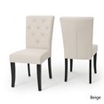 thumbnail image 2 of Marla Beige Tufted Dining Chair 2pk, 2 of 3