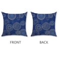 thumbnail image 5 of circles Square Zip Closure, Short Plush Throw Pillow Cushion Case Home Furnishing, 5 of 8