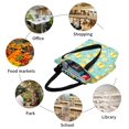 thumbnail image 7 of Kdxio Yellow Lemon Women Reusable Grocery Bags Foldable Ripstop,Reusable Shopping Bags for Shopping,Gym,Gift, 7 of 7