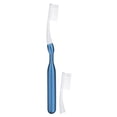 thumbnail image 3 of Hello Aluminum Toothbrush with Replaceable Brush Heads, Soft, Blue, 1 Toothbrush and 1 Replaceable Brush Head, 3 of 4