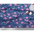thumbnail image 3 of Soimoi Cotton Voile Fabric Leaves & Floral Clip Art Printed Fabric 1 Yard 56 Inch Wide, 3 of 3