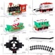 thumbnail image 3 of Toystoory Juego de tren de Navidad con sonidos y luces Juego de mini tren de juguete de vagón de riel eléctrico para Navidad y decoración del hogar Kits de decoración para fiestas Toystoory HA039298-00, 3 of 6