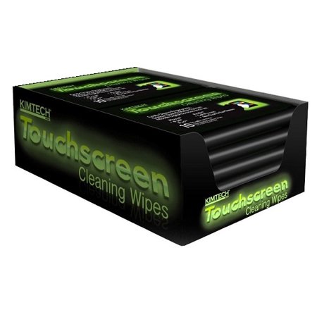 Kimtech Wipers - Touchscreen Cleaning Wipes, 10 Count Wipes, Pack of 10 (Total of 100 Wipes)