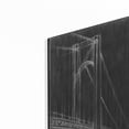 thumbnail image 2 of Luxe Metal Art 'Suspension Bridge Blueprint II' by Ethan Harper Metal Wall Art, 16"x24", 2 of 9