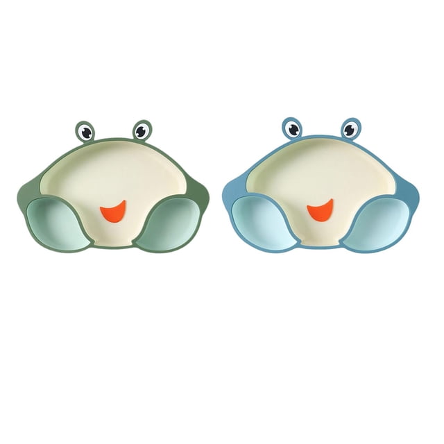 Plato de cena para niños pequeños,Placa dividida de succión de silicona antideslizante para bebés,Plato de mantel de plato de comida de alimentación de entrenamiento,Plato de Silicona con Sunnimix Plato de cena para niños pequeños