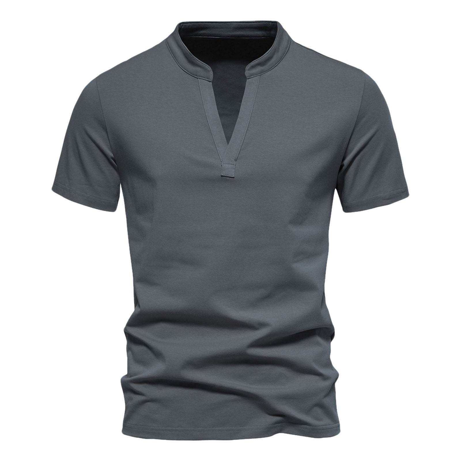Pimfylm Men T Shirts Men's Short Sleeve Pocket Tee Big-tall Grey 4X ...
