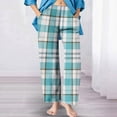 thumbnail image 7 of OGLCCG Kids Girls Wide Leg Pants Elastic Waist Baggy Plaid Sweatpants Casual Loose Long Yoga Pants with Pockets for Teen 4-14 Years, 7 of 7