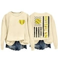 thumbnail image 5 of Baberdicy "Softball Mom" Hooded Sweatshirt - Cozy Pullover for Weekend Errands & School Events (Parenting Apparel) Beige, M, 5 of 5