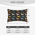 thumbnail image 4 of Balery Plaid Dachshund Bedding Queen Pillow Cases - Envelope Closure - Soft Brushed Microfiber Fabric - Shrinkage and Fade Resistant Pillow Cases-14"x20", 4 of 6