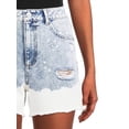 thumbnail image 2 of No Boundaries Juniors' High Rise Denim Shorts, 2 of 5