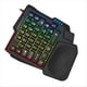 thumbnail image 5 of Teclado Ergonómico para Juegos con una Sola Mano, con Cable USB, 35 Teclas, Retroiluminación RGB, Mini Teclado para una Sola Mano, 5 of 5