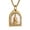 Glass Cover Buddha Gold, variant on Men Women Meditation Buddha Necklace Stainless Steel Head & Praying Hand Pendant Necklace Yogi Jewelry (Gold Meditation Amulet)