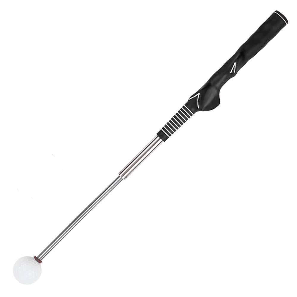 Elegantoss Golf Practice Warm Up Swing and Grip Trainer, Telescopic