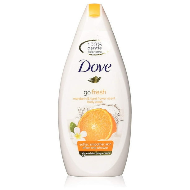 Dove Body Wash Go Fresh Mandarin & Tiare Flower Scent 500 mL 
