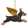 thumbnail image 2 of Honor the Pooch: Doberman Holiday Dog Angel Ornament, 2 of 7