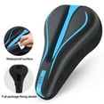 thumbnail image 4 of NIBOLOG Bike Seat Cover Full-wrap Design Extra-Soft Waterproof Anti-scratch Universal Bike Seat Cushion Padded Bicycle Seat Cover, 4 of 8