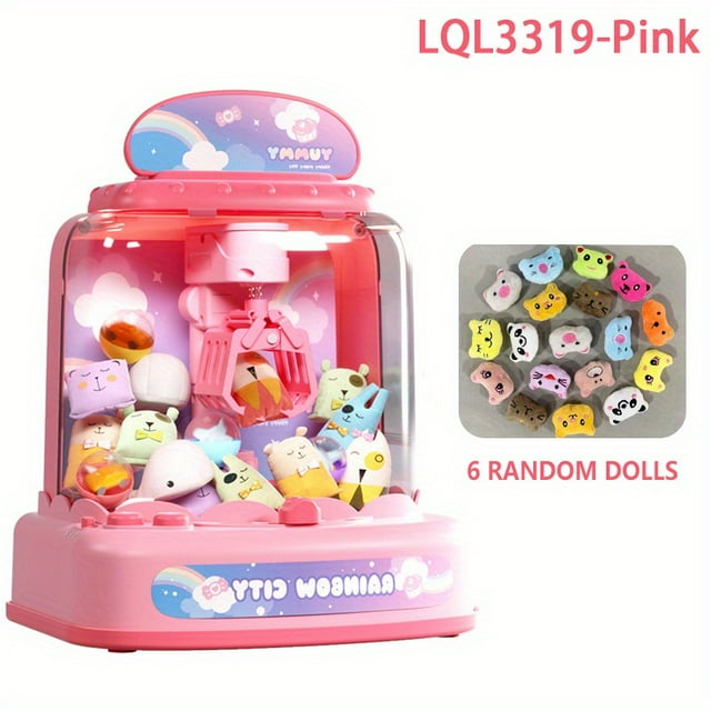 Claw Machines, Mini Crane Machine, Battery Automatic Coin Operated Game With Music, Birthday Gift For Kids, Toy, Doll Machine, Toys For Kids