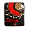 thumbnail image 1 of NHL Ottawa Senators Plush Throw Blanket, 50" x 60", 1 of 5