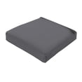 thumbnail image 1 of Funda de asiento de silla de comedor de poliéster para protección de asiento decorativa de cocina gris Zulema funda de asiento suave y duradera, 1 of 8