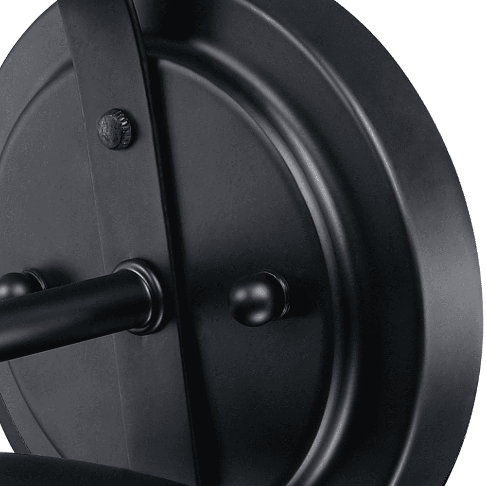 12 Inch Outdoor Light Fixture, Matte Black Exterior Wall Sconce for Porch Front Door