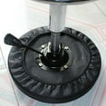 thumbnail image 3 of 2Pcs Black_35x10cm Removable Bar Stool Replacement Cover Round Chair Seat Cover, 3 of 8