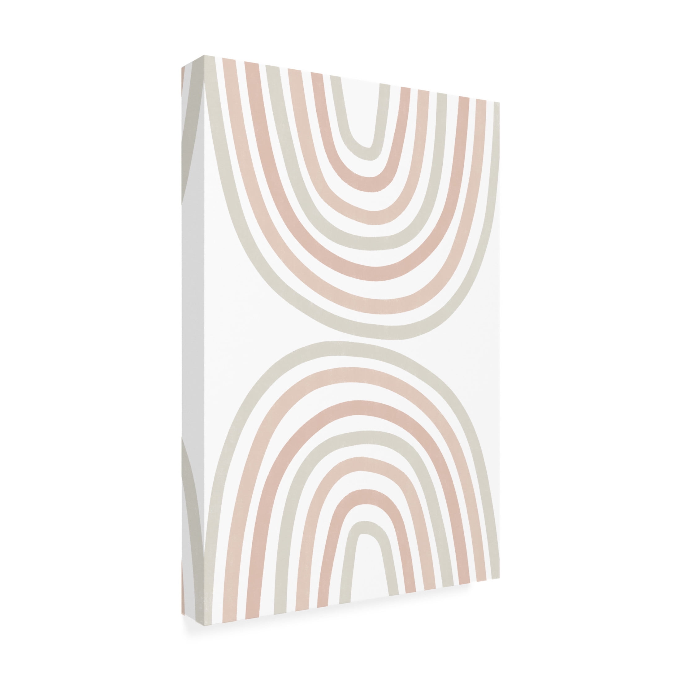 Trademark Fine Art uplusmestudio Double Rainbow Canvas Wall Art