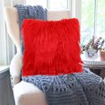 thumbnail image 6 of RuiJiao Elegant Plush Long Fluffy Pillow Cover - Invisible Zip, Easy Care, Perfect for Girls' Rooms and Home Decor, 6 of 6