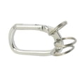 thumbnail image 5 of Unique Bargains Spring Loaded Gate Carabiner Hook Three Split Ring Keychain, 5 of 5