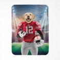 thumbnail image 1 of Paw Francisco 49Ers: Custom Pet Blanket, 1 of 3