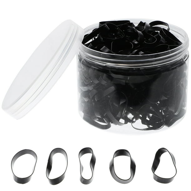 500 gomas elásticas desechables para el pelo, accesorios para el pelo para niñas.