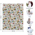 thumbnail image 4 of Cartoon Construction Vehicles Shovels Light Gray Pattern Blanket,Comfortable Soft Lamb Wool Throw Blanket,All Season,Warm Lightweight Blankets for Sofa Bed Couch Living Room Chair,30"x40", 4 of 4