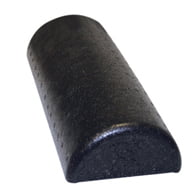 30-22XX CanDo Black Composite Foam Roller Therapy Full or Half-Round 
