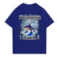 thumbnail image 2 of Tralalero Tralala Shark in Shoes Womens Tops Short Sleeve Thin Tops AI Italian Animals Bombardino Crocodilo Printed Mens Shirts Cute Shirts for Women Gifts for Fans（Dark Blue，XXL）, 2 of 4