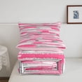 thumbnail image 5 of Erosebridal Line Art Pattern Queen Comforter Set,Minimalist Striped Comforter Sets Queen,Pink Reversible,3 Pieces,1 Comforter and 2 Pillowcases, 5 of 7