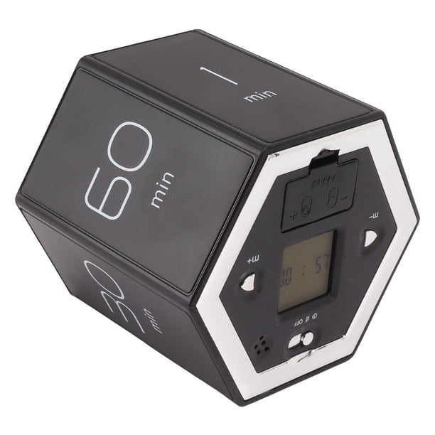 Temporizador Hexagonal, Temporizador Giratorio Con Función De Alarma Silenciosa, Gestión Del Tiempo, Temporizador Pomodoro Para Cocinar, Estudiar Y Trabajar