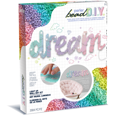 Perler Bead DIY Fused Bead Room Decor Shaded Multicolor Melty Plastic Beads for Child, 1297 Pieces