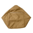 thumbnail image 3 of Housse de Pouf Imperméable Sans Remplissage Housse de Pouf Porte-Peluche Café, 3 of 9