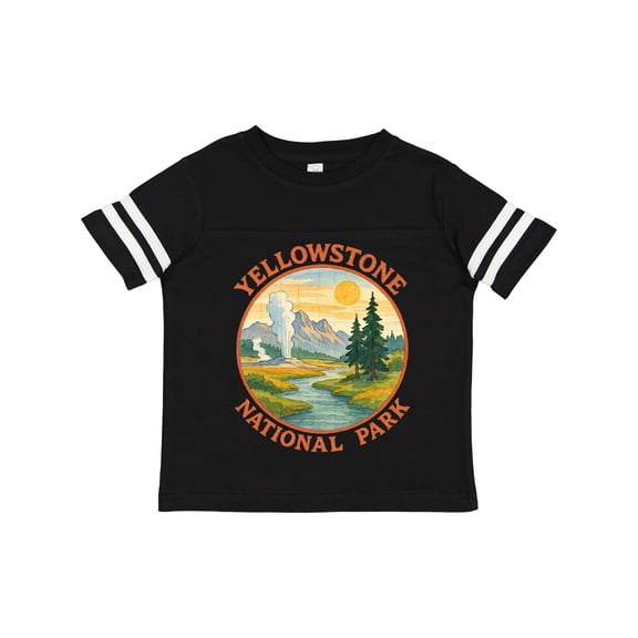 Inktastic Yellowstone National Park Vintage Design Boys or Girls Toddler T-Shirt