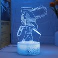 thumbnail image 2 of Luz nocturna LED 3D que cambia de color para niños con diseño de fútbol, 2 of 3